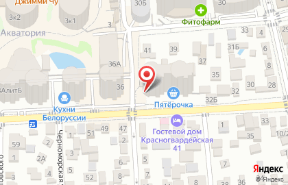 Эстетика на Красногвардейской улице на карте
