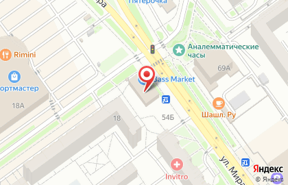 Автошкола Лидер на улице Мира на карте