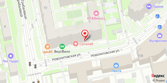 Студия маникюра 4hands на Новолитовской улице на карте