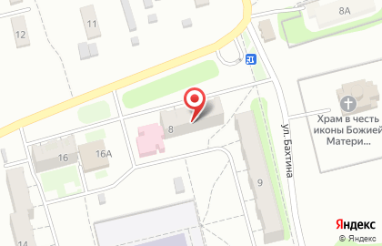 Амбулатория городской больницы №37 на улице Героя Советского Союза Бахтина на карте