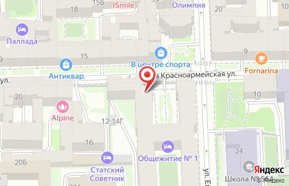 Интурист Магазин Путешествий на 7-ой Красноармейской улице на карте