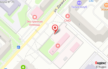 Поликлиника №2 в Дзержинском районе на карте