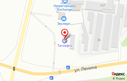 Автомойка Татнефть в Нижнем Новгороде на карте