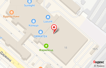 Банкомат Промсвязьбанк на улице Дарвина на карте