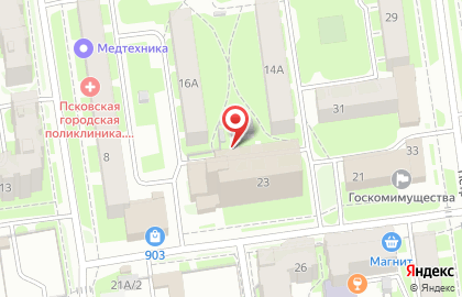 ОАО Псковская городская телефонная сеть на карте