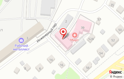 Медицинский центр Мирт в Костроме на карте