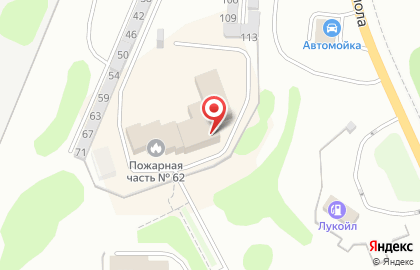 Пожарно-спасательная часть №62 на проспекте Ленинского Комсомола на карте