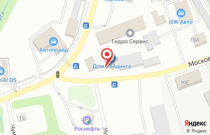 Магазин строительных материалов Дом Сайдинга на Московской улице на карте