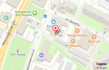 Магазин ритуальных услуг в Москве на карте