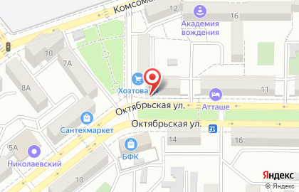 Парикмахерская Ева в Железнодорожном районе на карте