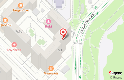 Кабинет Классика Массажа на метро Ломоносовский проспект на карте