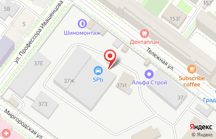 Тосненский завод теплиц на Тележной улице на карте