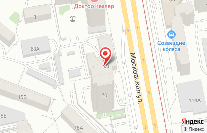 Инженерный центр ЭкспертПроект на Московской улице на карте