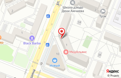 Салон красоты Грильяж в 32-м микрорайоне на карте