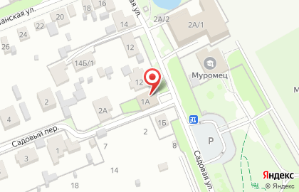 Магазин Ягодка на Садовой улице на карте