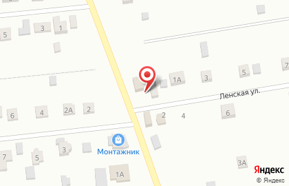 Магазин строительных материалов М2 Квадратный метр на Ленской улице на карте