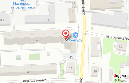 Банкомат на улице Красных Зорь на карте