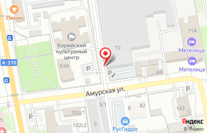 Автостоянка во Владивостоке на карте
