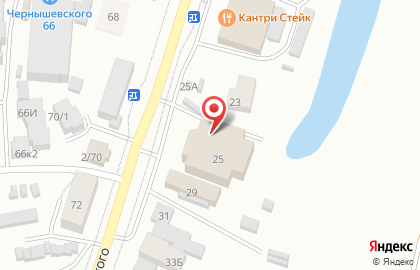 Кафе Марго на улице Чернышевского на карте