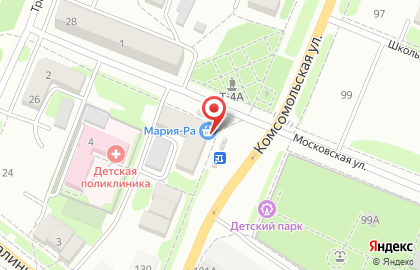 Продовольственный магазин Мария-Ра на Комсомольской на карте