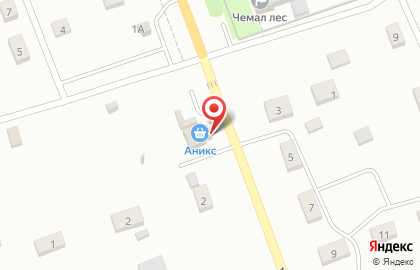 Продуктовый супермаркет Аникс в Горно-Алтайске на карте