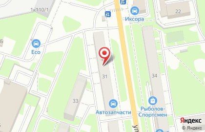 Магазин автотоваров на улице Героя Рябцева на карте