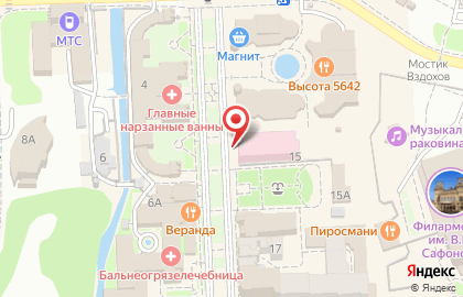 Экскурсионное агентство Дарина-Тур в Кисловодске на карте
