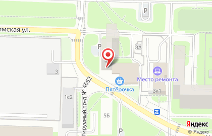 Парикмахерская в Москве на карте