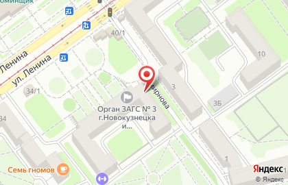 Аптека Лекарь в Кузнецком районе на карте