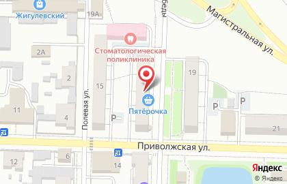 Магазин отделочных материалов на Приволжской улице на карте