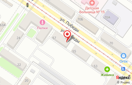 Ростелеком для дома в Орджоникидзевском районе на карте