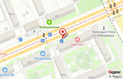 Киоск по продаже фастфудной продукции, Кировский район на карте