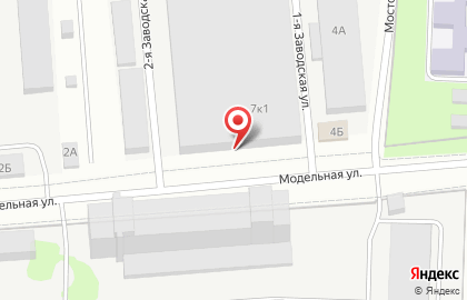 ООО Бикс на Модельной улице на карте