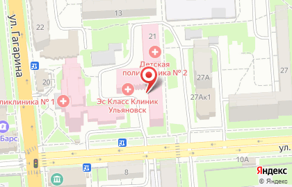 Бассейн Здоровая семья в Ленинском районе на карте