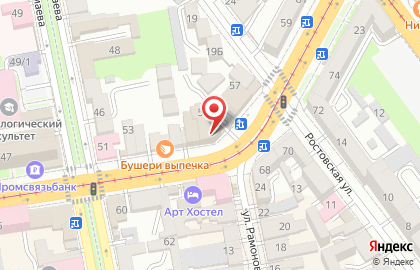 Микрокредитная компания Экспресс Финанс во Владикавказе на карте