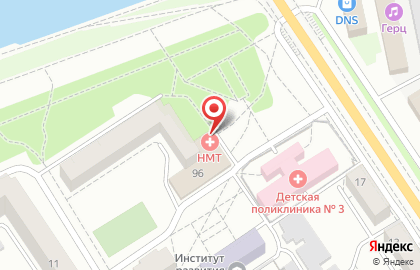 Диагностический центр Новые медицинские технологии на набережной Дубровинского на карте