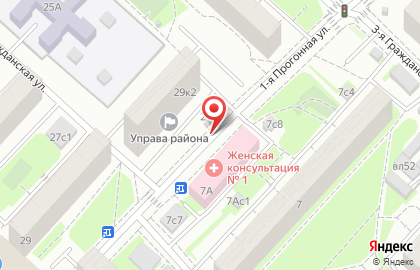 Восточного АО на Бульваре Рокоссовского на 2-й Прогонной улице на карте