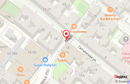 Китайский ресторан Дивный сад в Петроградском районе на карте