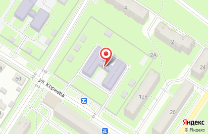 Средняя общеобразовательная школа №24 им. Бориса Рукавицына с дошкольным отделением на карте