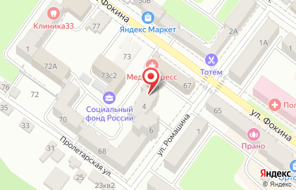 Банкомат Московский Индустриальный Банк, филиал в г. Брянске в Советском районе на карте