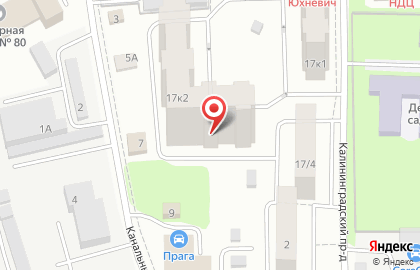 Tel на Калининградской улице на карте
