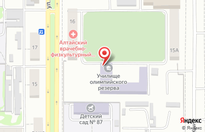 Алтайское училище олимпийского резерва на карте