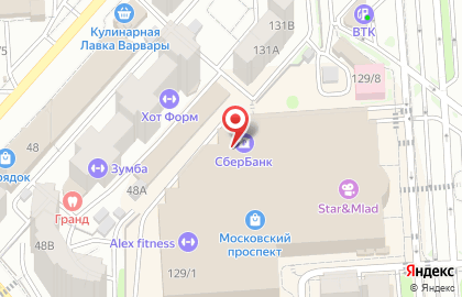 СберБанк в Воронеже на карте