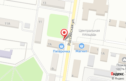Магазин Фруктовый мир в Октябрьском районе на карте