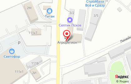 Компания по продаже комбикормов Агрорегион на Шоссейной улице на карте