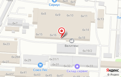 Компания М-Групп в Складском проезде на карте