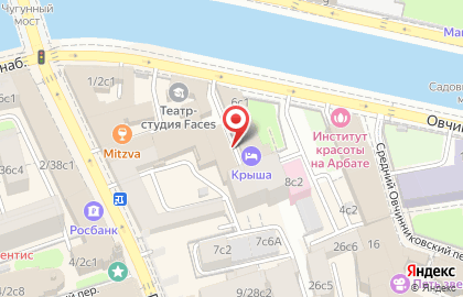 Отель Ситикомфорт на Новокузнецкой на карте