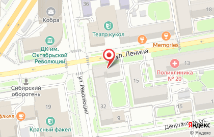 Афиша Новосибирска на карте