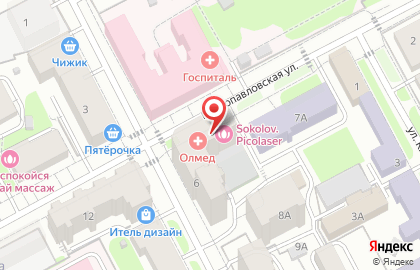 Частный детский сад Тимошка на улице Николая Островского на карте