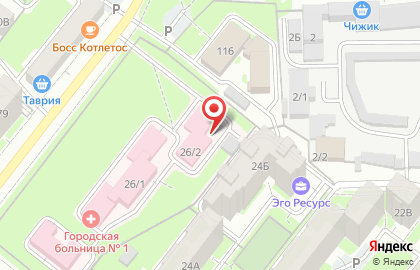 Женская консультация в Челябинске на карте